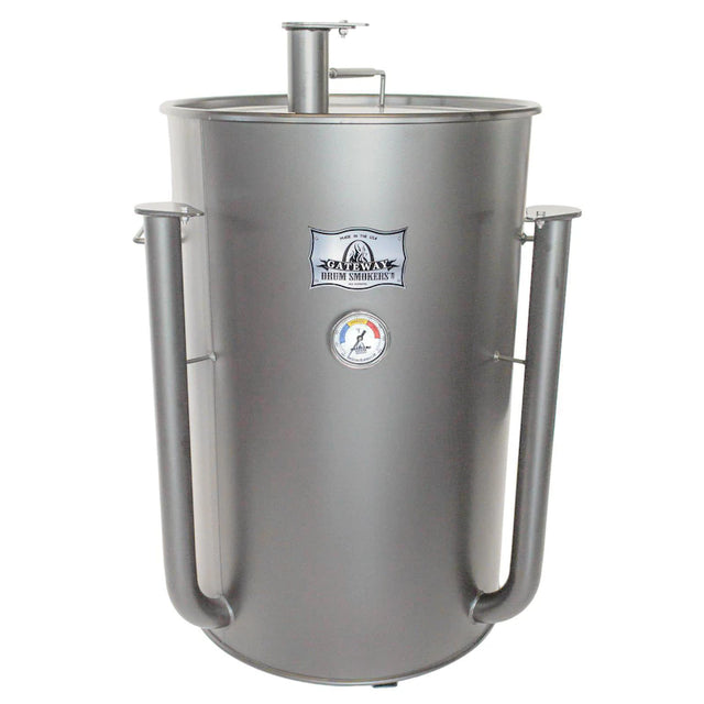 Gateway Drum Smokers 55 Gallon Charcoal BBQ Smoker - Matte Charcoal - 559FC