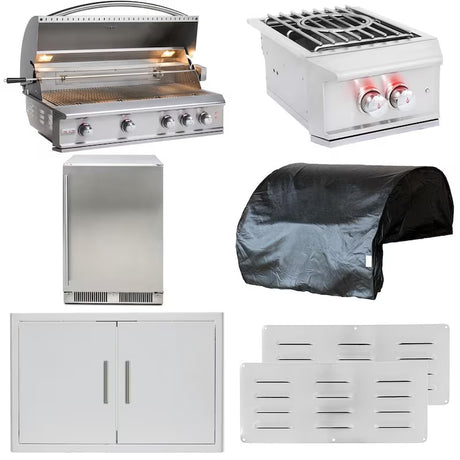 Blaze Professional LUX 7-Piece 44-Inch Propane Outdoor Kitchen Package - BLZ-4PRO-LP-7PC-SC (1)