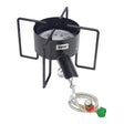 Bayou Classic Outdoor Stove With Hose Guard 22-Inch High Pressure Bayou Cooker