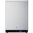 Summit 24-Inch 4.72 Cu. Ft. Outdoor Rated Compact Freezer - Stainless Steel / Black Cabinet - SPFF51OSSSHH