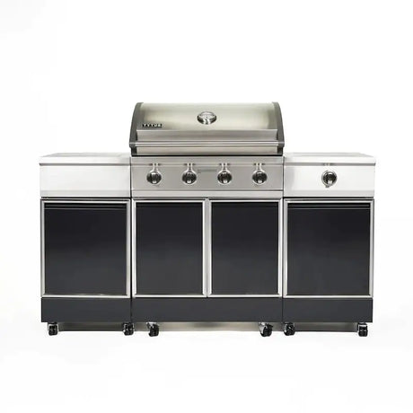 TYTUS Charcoal Grey 4-Burner Propane Gas Grill Island With Sear Burner & Ice Bucket - TI400PCCLP-3.0.2
