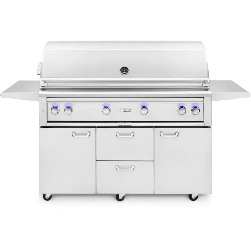 Lynx Professional 54-Inch Natural Gas Grill With One Infrared Trident Burner And Rotisserie - L54TRF-NG