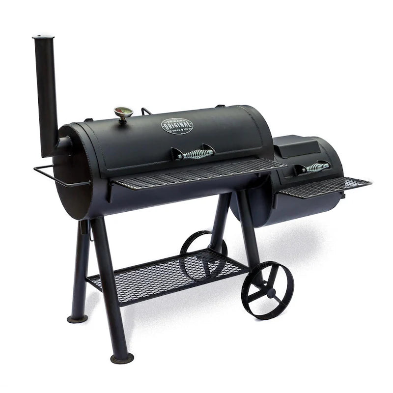 Texas Original Pits Luling 20x42x22 Single Lid Offset Smoker - GFB-204222-SL