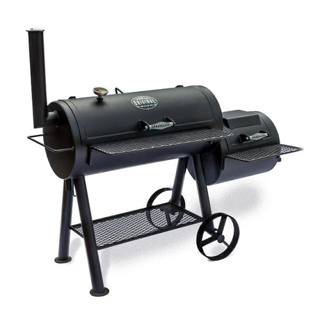Texas Original Pits Luling 20x42x22 Single Lid Offset Smoker - GFB-204222-SL