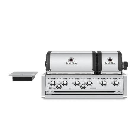 Broil King Imperial S 690i 6-Burner Built-In Natural Gas Grill With Rotisserie & Side Burner - Stainless Steel - 957087