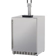 Summerset 25-Inch 6.6 Cu. Ft. Outdoor Rated Dual Tap Beer Dispenser/Kegerator - SSRFR-24DK2