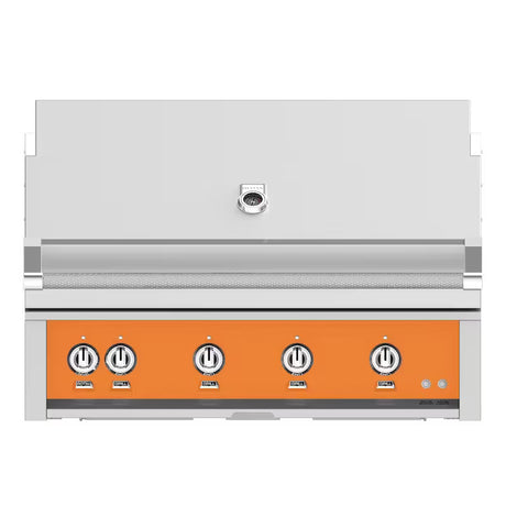 Hestan 42-Inch Built-In Natural Gas Grill W/ Rotisserie - Citra - GABR42-NG-OR (1)