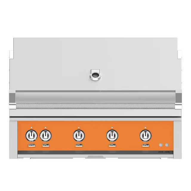 Hestan 42-Inch Built-In Natural Gas Grill W/ Rotisserie - Citra - GABR42-NG-OR (1)