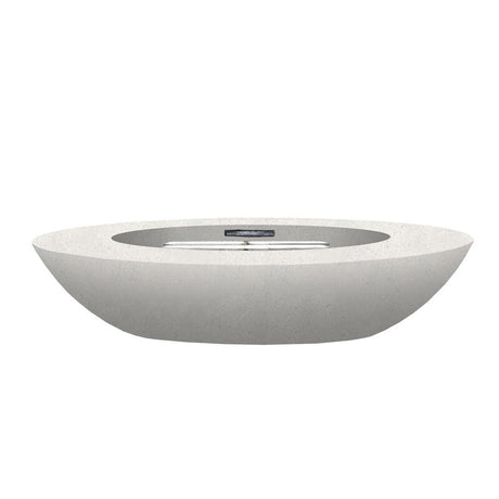Lakeview Saddleview 79-Inch Propane Fire Bowl - Ultra White - SCPH-707-5LP