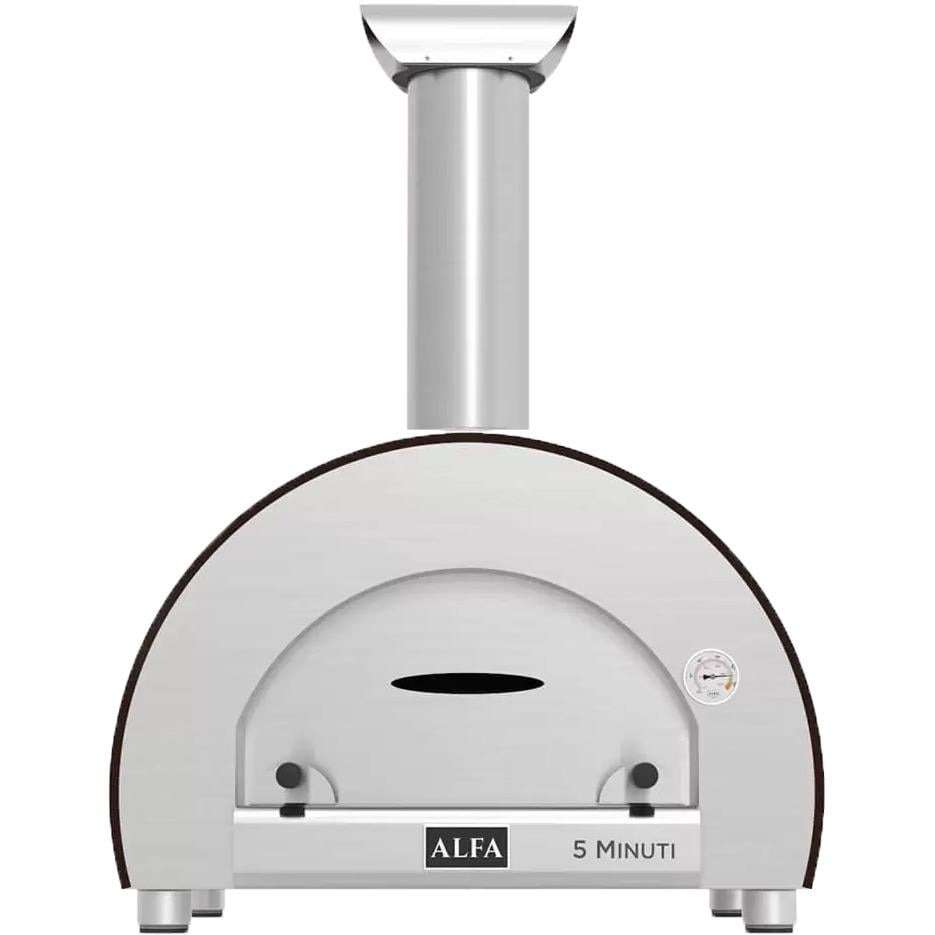 Alfa 5 Minuti 23-Inch Outdoor Countertop Wood-Fired Pizza Oven - Copper - FX5MIN-LRAM-T 1