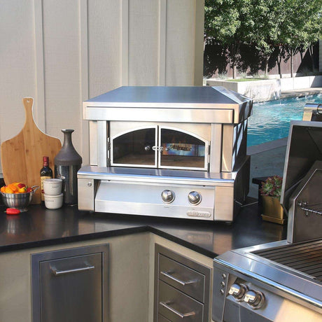 Alfresco 30-Inch Countertop Propane Outdoor Pizza Oven Plus - AXE-PZA-LP 11