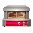 Alfresco 30-Inch Freestanding Countertop Natural Gas Outdoor Pizza Oven Plus in Raspberry Red - AXE-PZA-NG-S3027