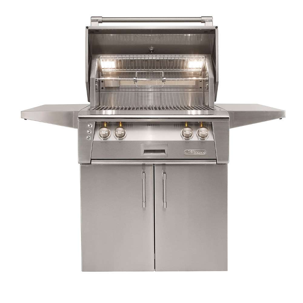 Alfresco ALXE 30-Inch Freestanding Propane Gas Grill With Sear Zone And Rotisserie - ALXE-30SZC-LP