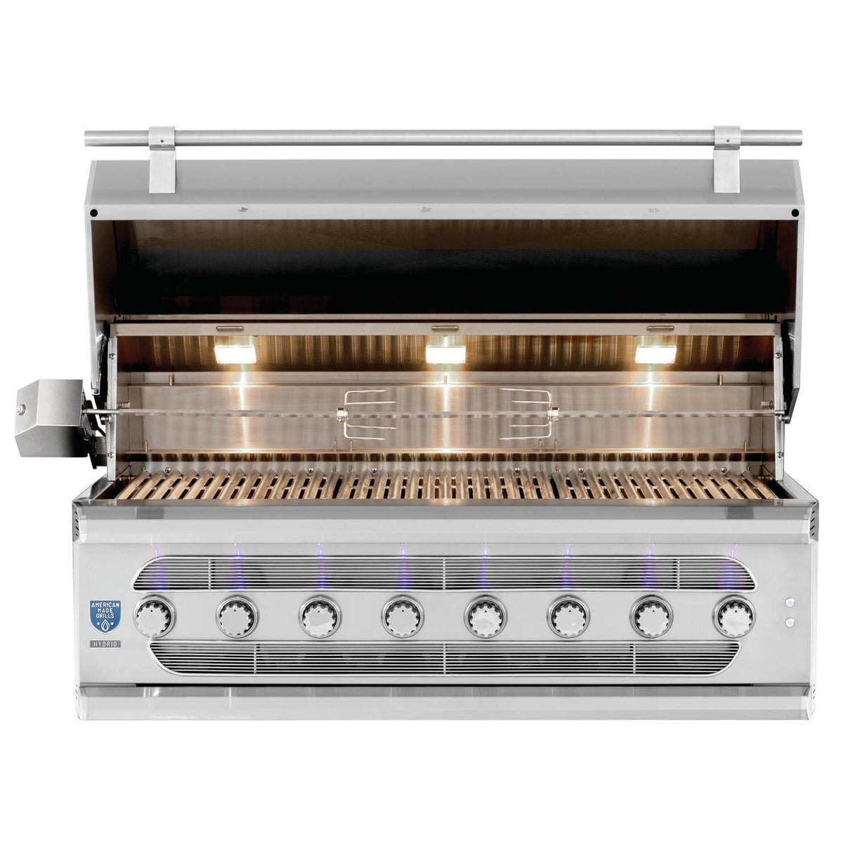American Made Grills Muscle 54-Inch Hybrid Grill 3-Piece Propane Gas Outdoor Kitchen Package - MUS54-LP-3PC-PROMO open view