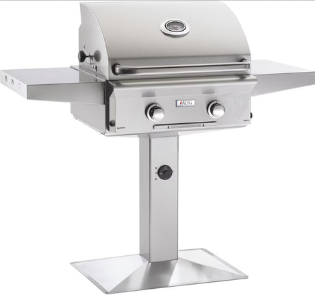 American Outdoor Grill L-Series 24-Inch 2-Burner Propane Gas Grill On Pedestal 24PPL-00SP