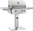 American Outdoor Grill L-Series 24-Inch 2-Burner Propane Gas Grill On Pedestal With Rotisserie 24PPL