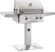 American Outdoor Grill T-Series 24-Inch 2-Burner Natural Gas Grill On Pedestal With Rotisserie 24NPT