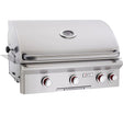 American Outdoor Grill T-Series 30-Inch 3-Burner Built-In Natural Gas Grill With Rotisserie 30NBT