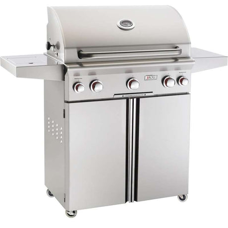 American Outdoor Grill T-Series 30-Inch 3-Burner Propane Gas Grill W Rotisserie & Single Side Burner - 30PCT