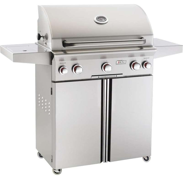 American Outdoor Grill T-Series 30-Inch 3-Burner Propane Gas Grill W Rotisserie & Single Side Burner - 30PCT