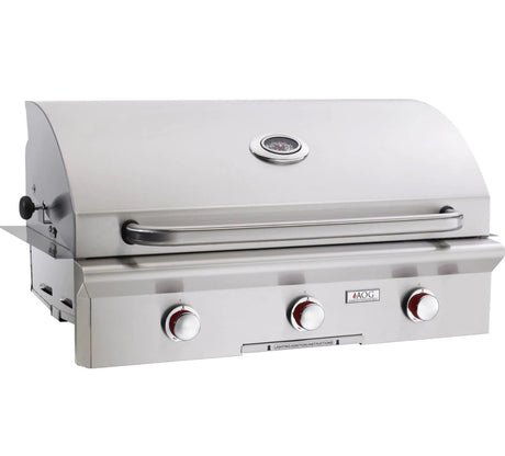 American Outdoor Grill T-Series 36-Inch 3-Burner Built-In Propane Gas Grill 36PBT-00SP