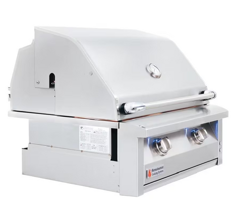 American Renaissance Grill by RCS 30-Inch 2-Burner Freestanding Propane Gas Grill - ARG30 LP side