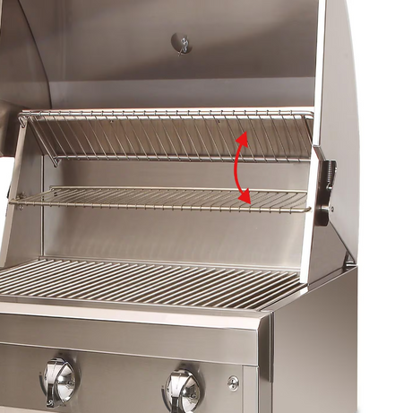 Artisan Professional 42-Inch 3-Burner Freestanding Natural Gas Grill With Rotisserie - ARTP-42C-NG open grill