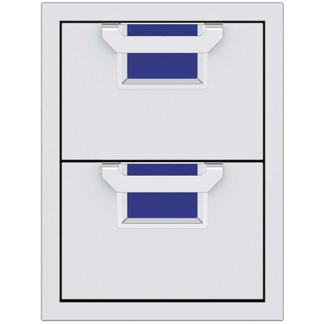 Aspire By Hestan 16-Inch Double Storage Drawers - Prince - AEDR16-BU