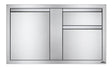 Napoleon 42-Inch Stainless Steel Large Single Door and Double Drawer - BI-4224-1D2DR