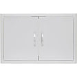 Blaze 32-Inch Stainless Steel Double Access Door With Paper Towel Holder - BLZ-AD32-R-SC