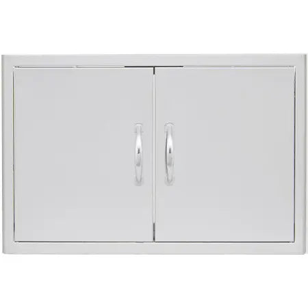 Blaze 32-Inch Stainless Steel Double Access Door With Paper Towel Holder - BLZ-AD32-R-SC
