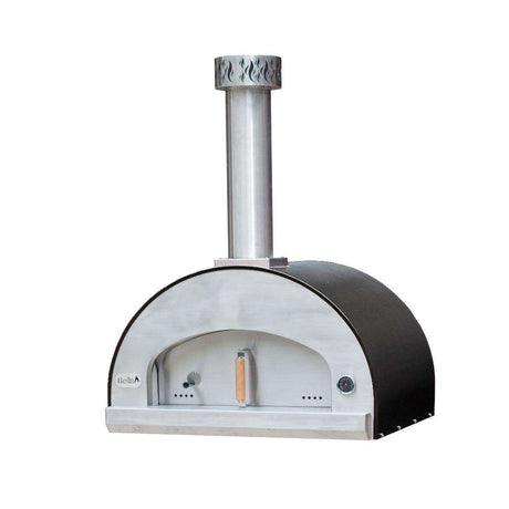 Bella Grande 32-Inch Outdoor Wood Fired Pizza Oven - Black - BEGD32B
