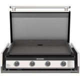 Blackstone 36-Inch Griddle W Hood & Stainless Steel Insulation Jacket - 6038 open grill