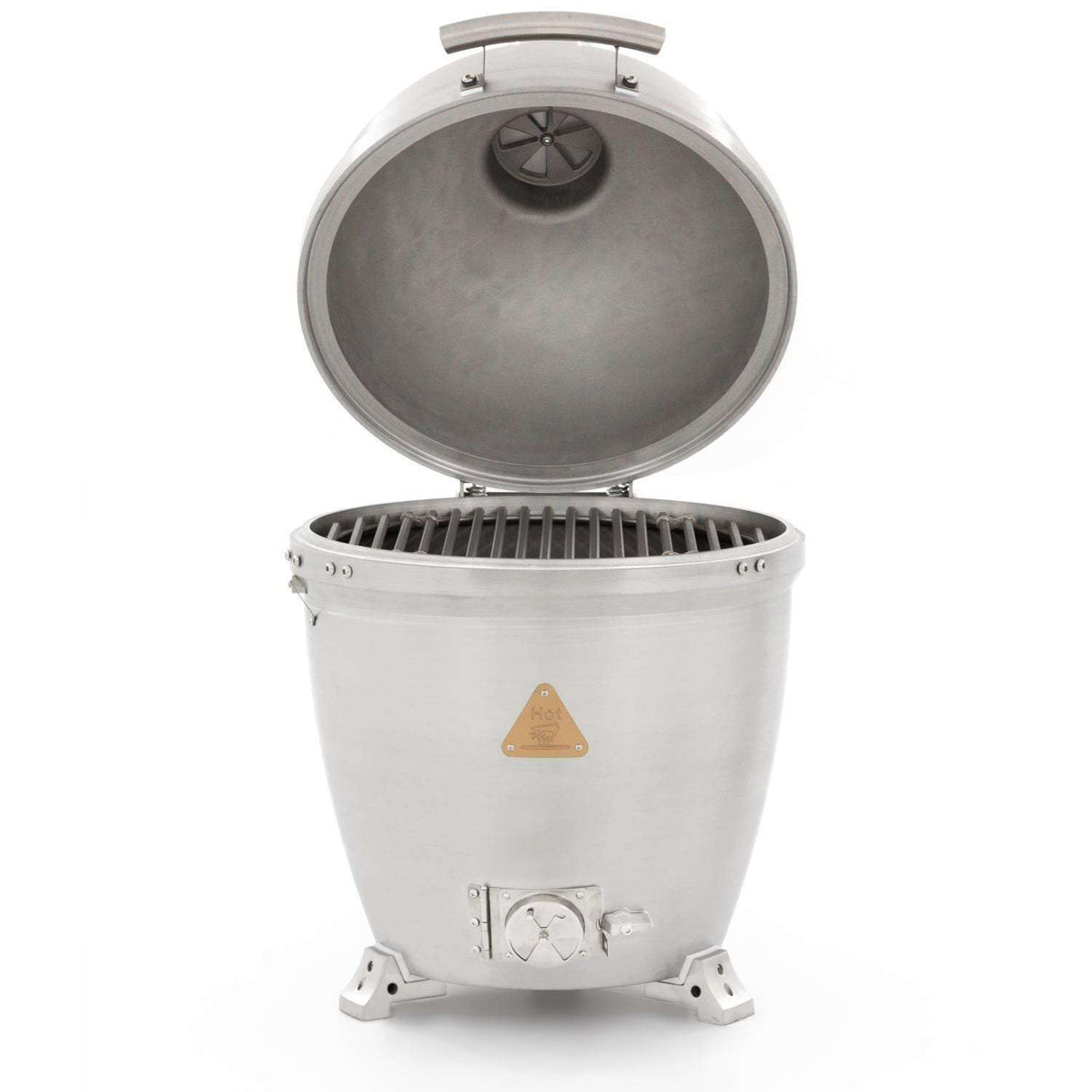 Blaze 20-Inch Cast Aluminum Kamado Grill on Stainless Steel Cart - BLZ-20-KAMADO open grill