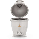 Blaze 20-Inch Cast Aluminum Kamado Grill on Stainless Steel Cart - BLZ-20-KAMADO open grill