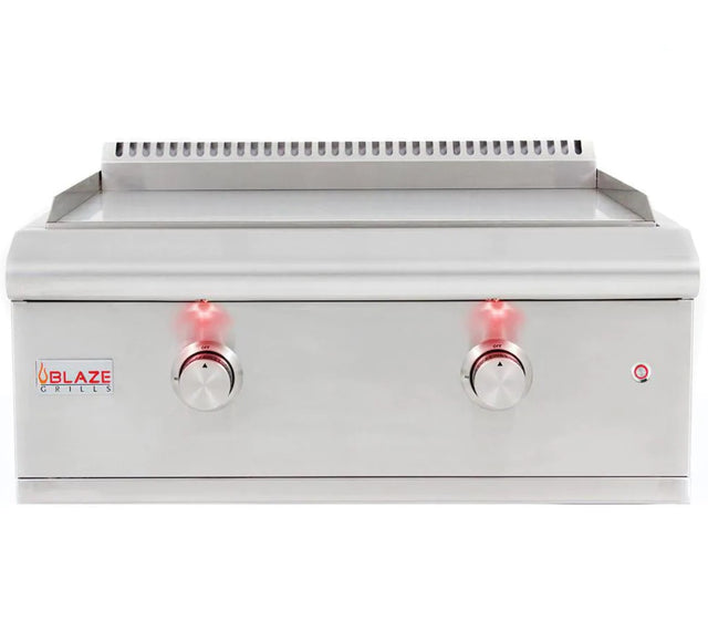 Blaze Premium LTE 30-Inch Built-In Natural Gas Griddle With Lights BLZ-GRIDDLE-LTE-NG