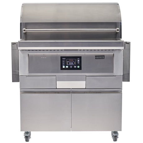 Coyote C1P36-FS 41 1/2 Inch Pellet Freestanding Grill