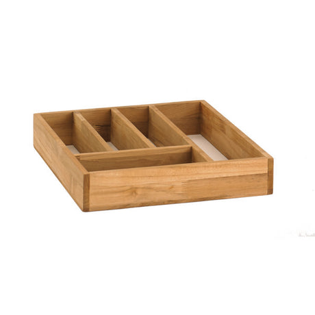 Pacific Teak Millsworks Push Back Cutlery Tray