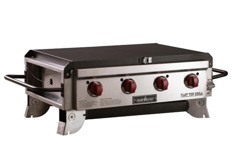 Camp Chef 600 4-Burner Portable Flat Top Propane Gas Grill - FTG600P