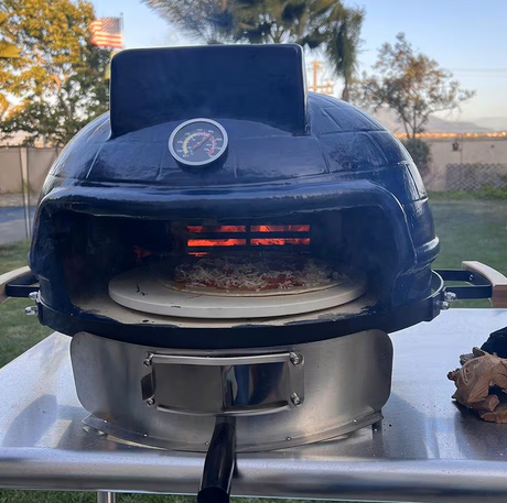 Lifesmart Charcoal Pizza Oven - Blue - SCS-CPO21BLU