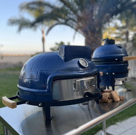 Lifesmart Charcoal Pizza Oven - Blue - SCS-CPO21BLU