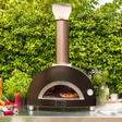 Alfa Nano 23-Inch Outdoor Countertop Wood-Fired Pizza Oven - Copper - FXMD-S-LRAM
