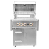 Coyote S-Series 30-Inch 3-Burner Propane Gas Grill With RapidSear Infrared Burner &amp; Rotisserie - C2SL30LP-FS open grill