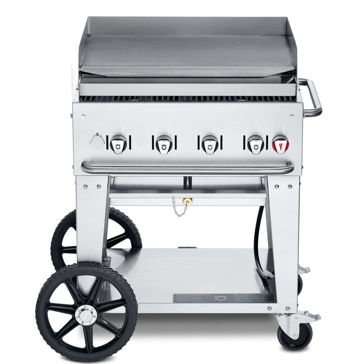 Crown Verity 30-Inch Mobile Natural Gas Griddle - CV-MG-30NG Front