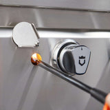 Crown Verity 30-Inch Mobile Natural Gas Griddle - CV-MG-30NG burner