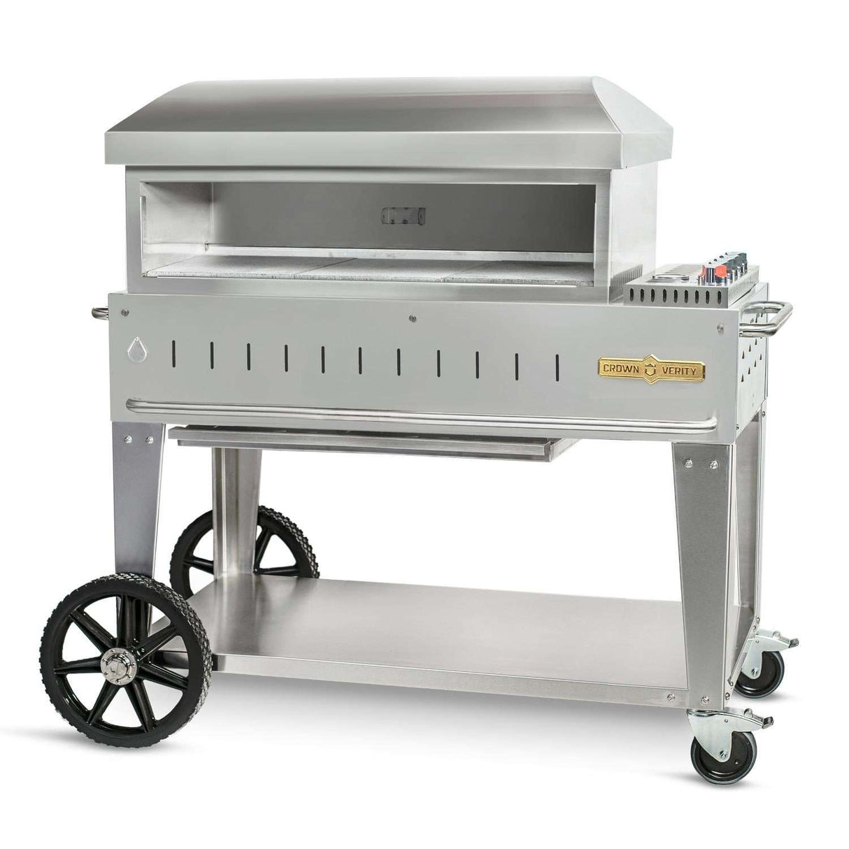 Crown Verity 36-Inch Mobile Propane Pizza Oven - CV-PZ36-MB