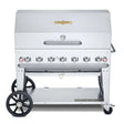Crown Verity 48-Inch Mobile Propane Grill Dome Package - CV-MCB-48RDP Front