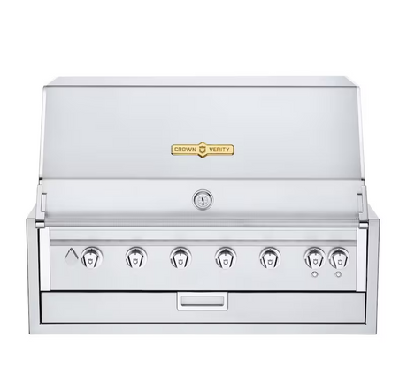 Crown Verity Infinite Series 42-Inch Built-In Natural Gas Grill W Lights - IBI42NG-LT
