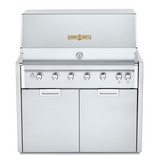 Crown Verity Infinite Series 42-Inch Modular Propane Gas Grill W Lights - Bulk Tank - IGM42-SIBULK-LT
