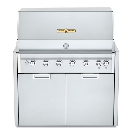 Crown Verity Infinite Series 42-Inch Modular Propane Gas Grill W Lights - Bulk Tank - IGM42-SIBULK-LT